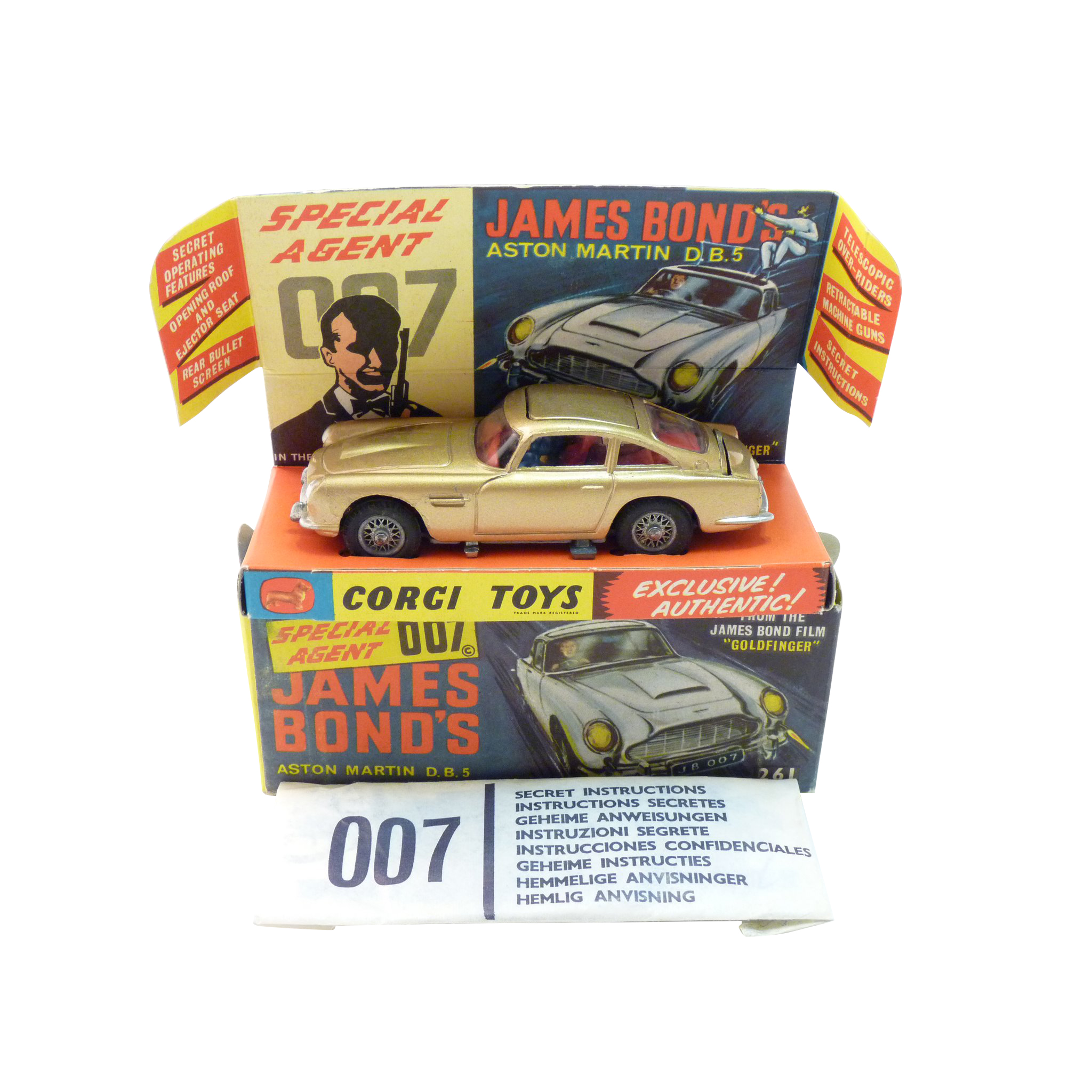 Corgi Toys 261 James Bond DB5 Car