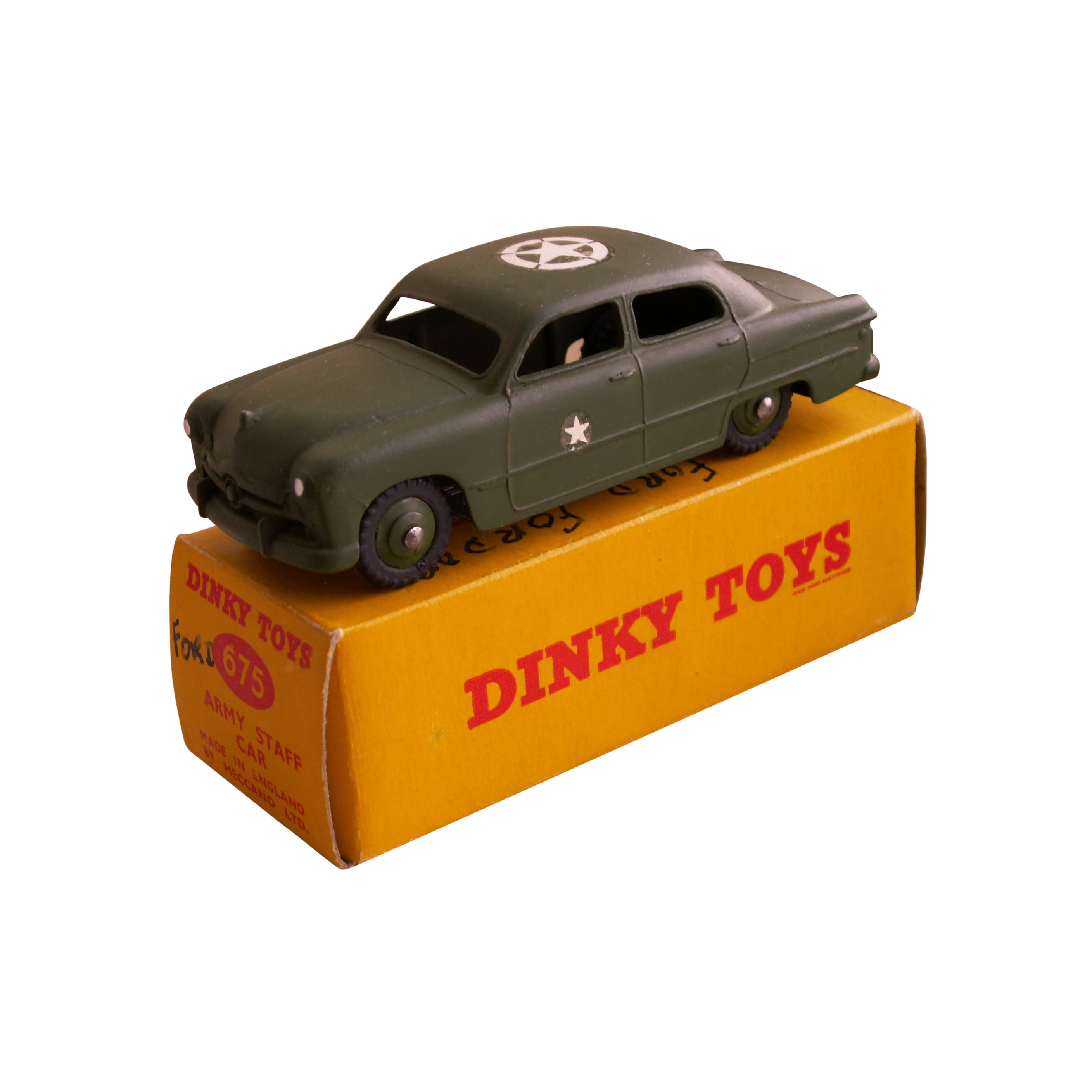 4 Vintage Dinky Military Toys W/ Boxes