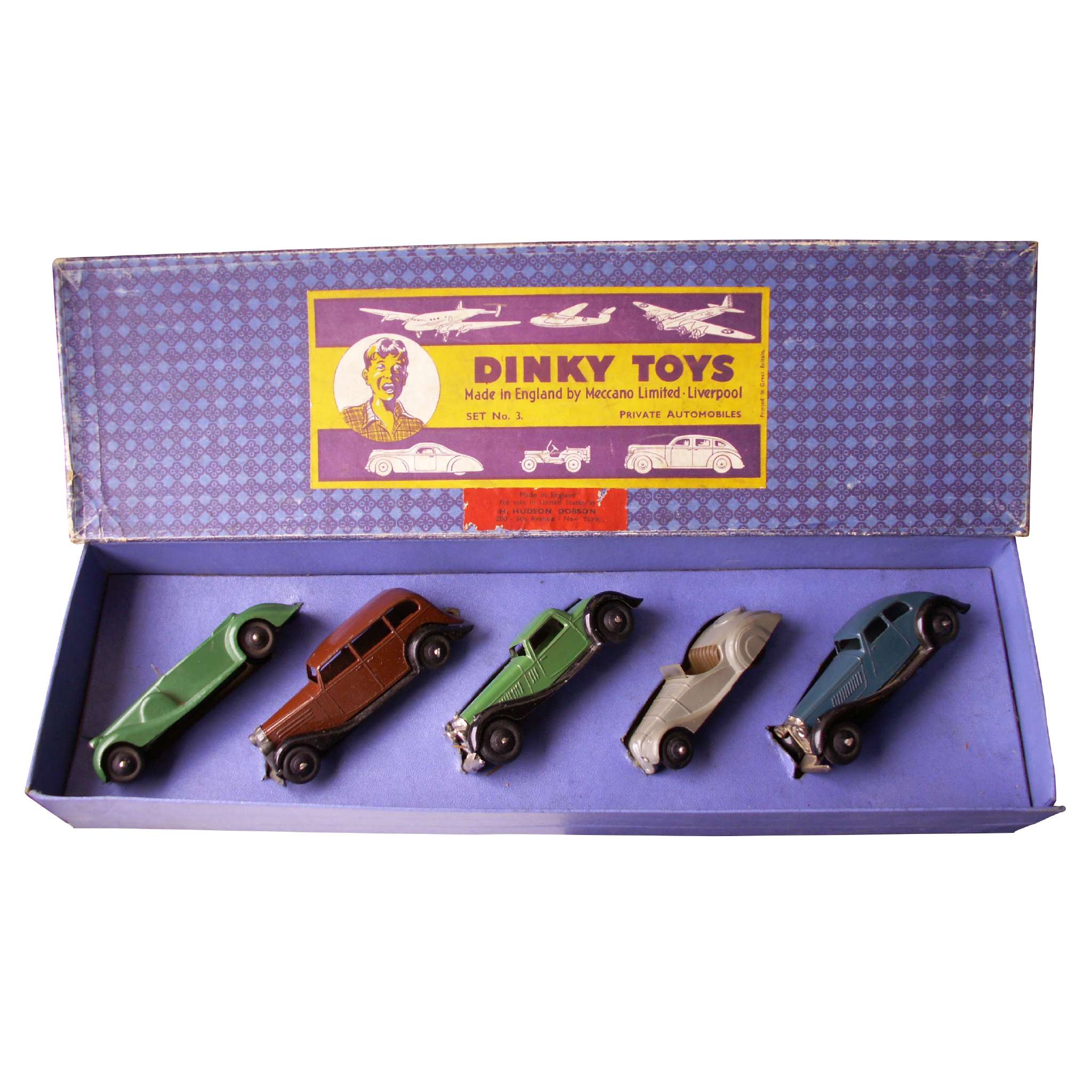 Dinky Toys 3 Passenger Cars Gift Set
